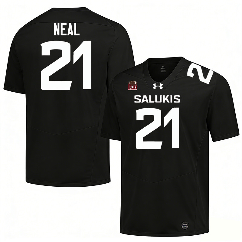 Southern Illinois Salukis #21 Ryan Neal College Football Jerseys,Uniforms-Black